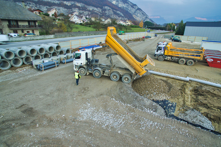 Suivi de chantier village d'entreprises Sillingy (du 21 au 4 décembre)